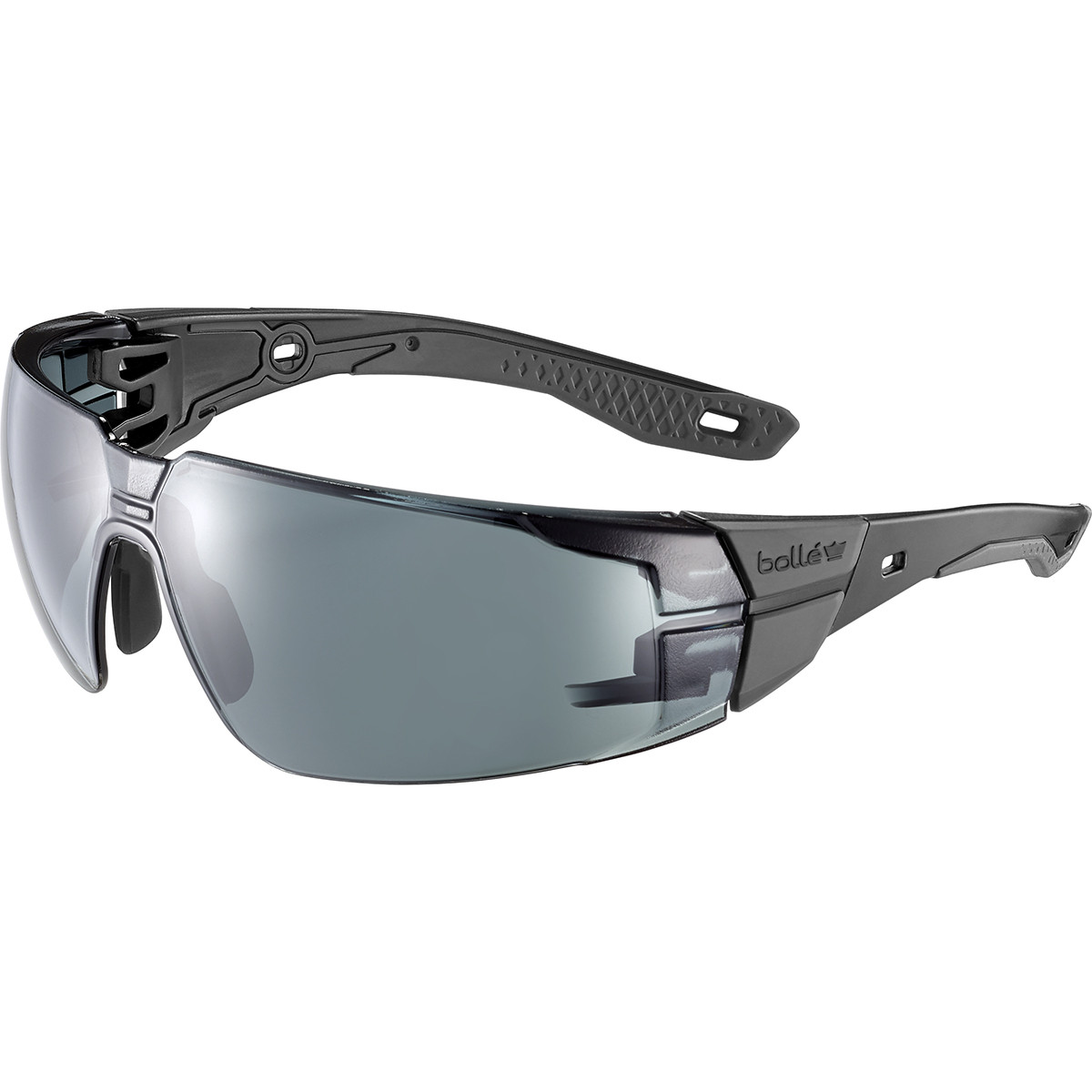 OKULARY OCHRONNE BOLLE RUSH 2.0 (PRZYCIEMNIONE) BLACK - obrazek 3