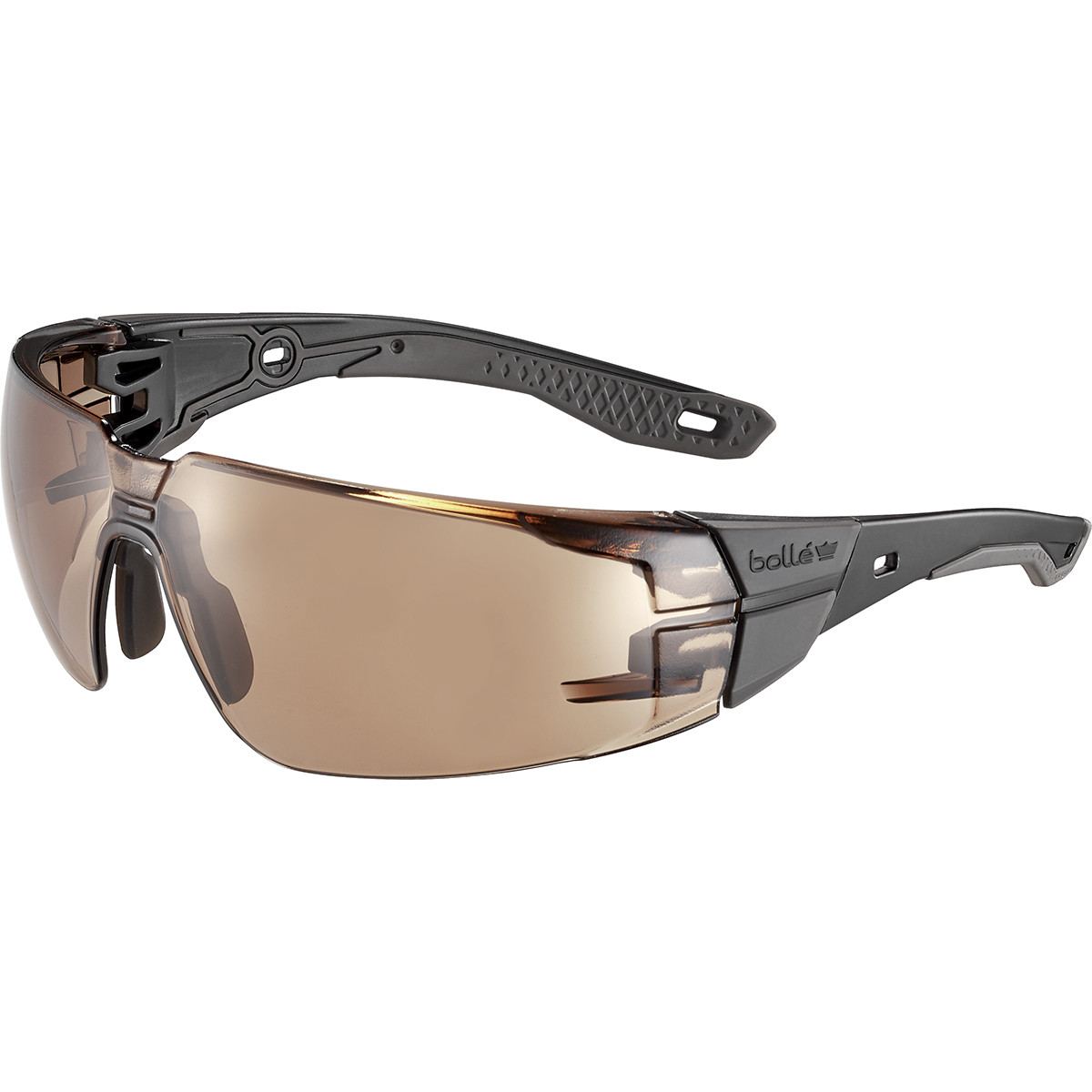OKULARY OCHRONNE BOLLE RUSH 2.0 (BRĄZOWE) BLACK - obrazek 3