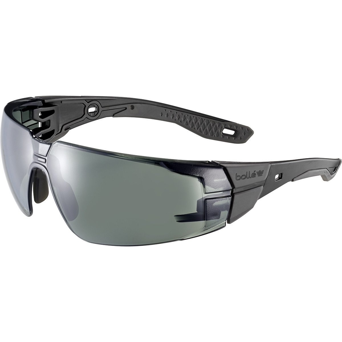 OKULARY OCHRONNE BOLLE RUSH 2.0 (PRZYCIEMNIONE) BLACK - obrazek 3